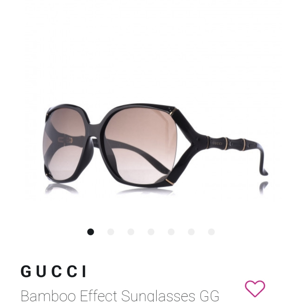 GUCCIBamboo Effect Sunglasses GG 3508/S Black